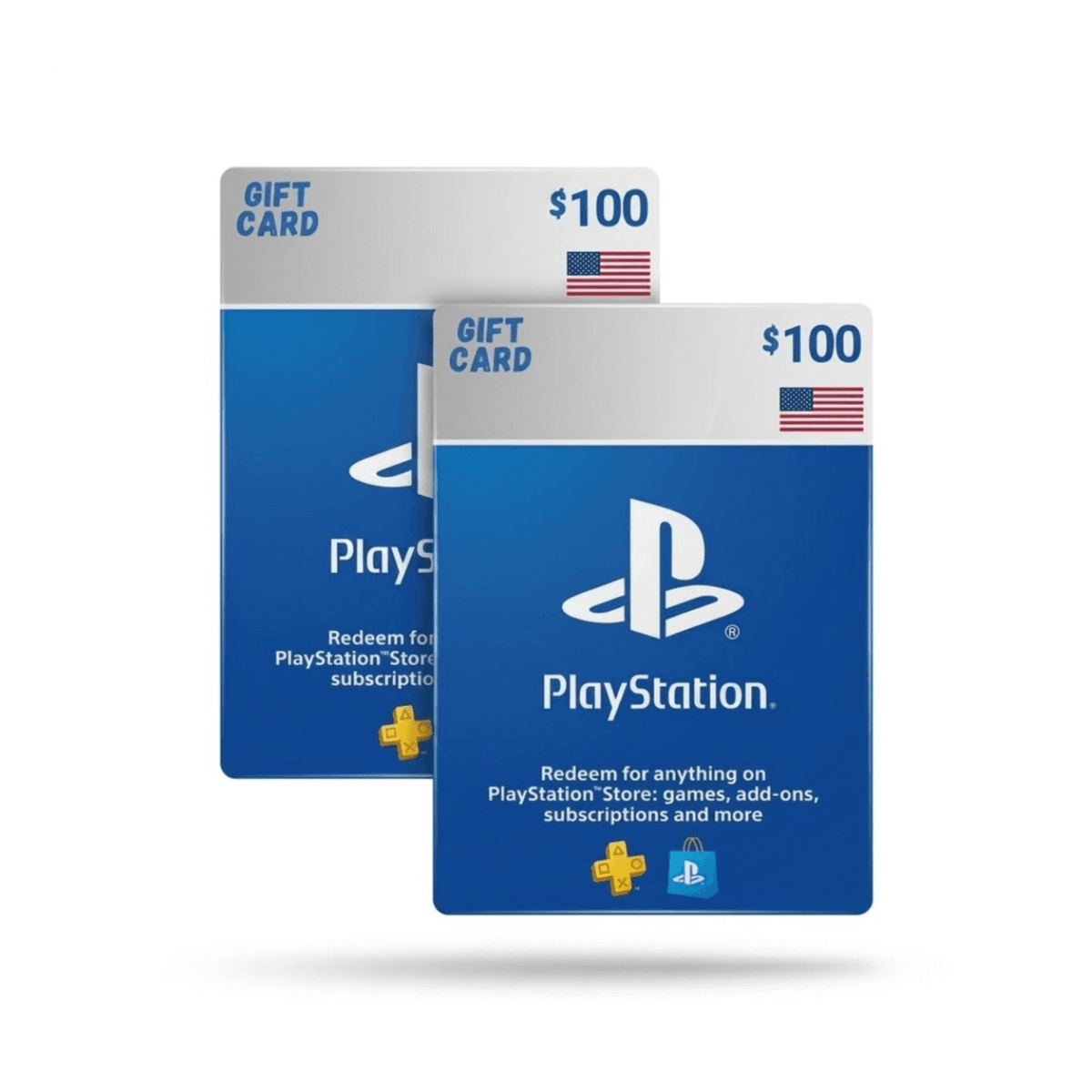 PlayStation Gift Card 100 USD – 2 Pieces(For USA Account)