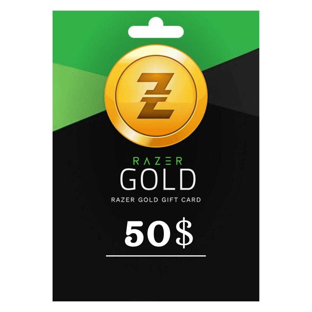 Razer Gold Digital Gift Card – 50 Usd (Usa)