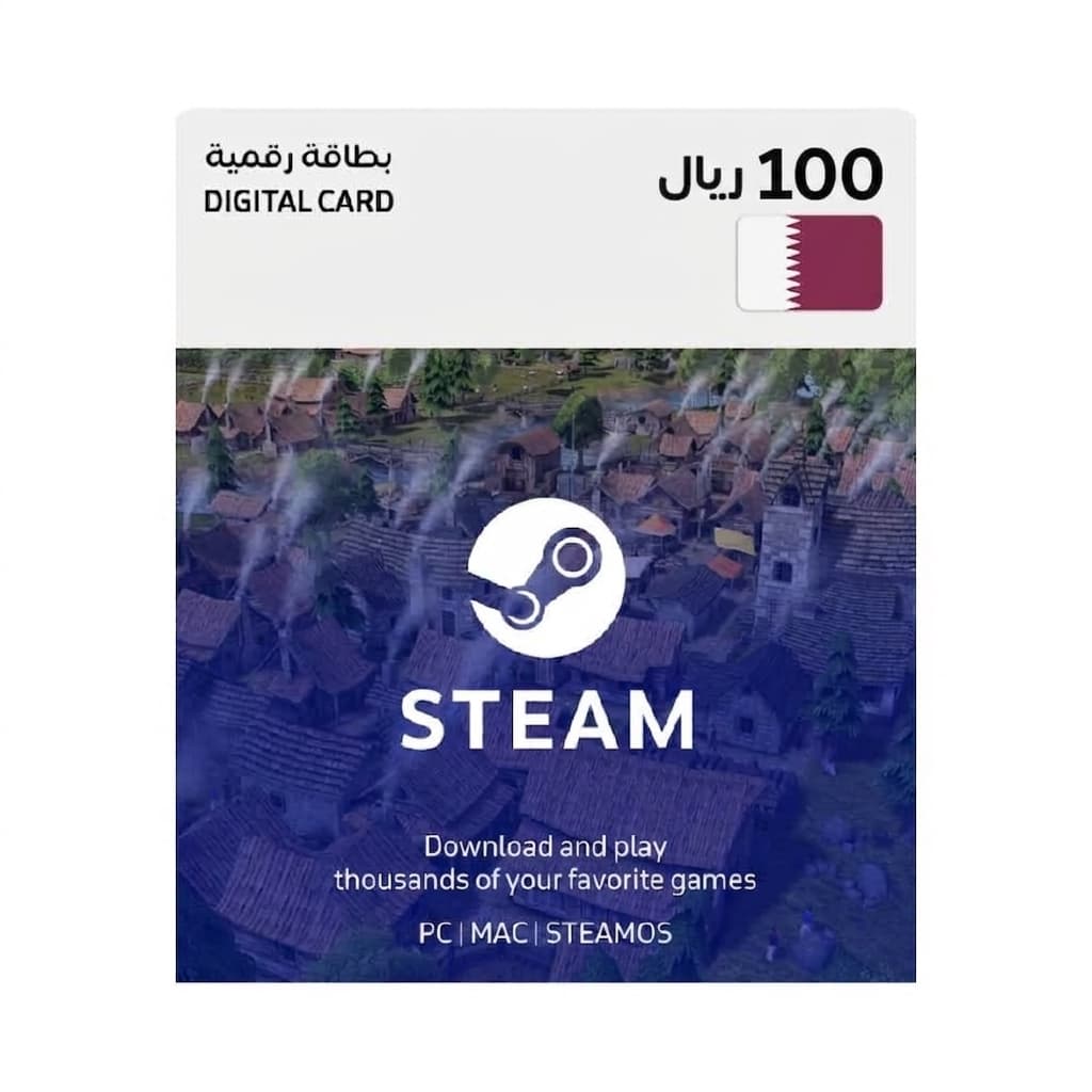 Steam Digital Gift Card – 100 QAR (Qatar)