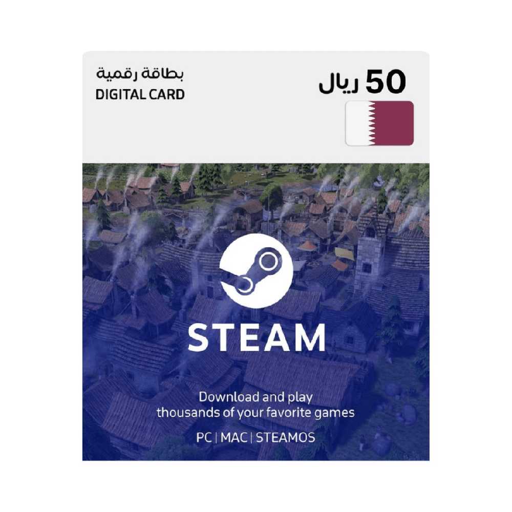 Steam Digital Gift Card 50 QAR – Qatar